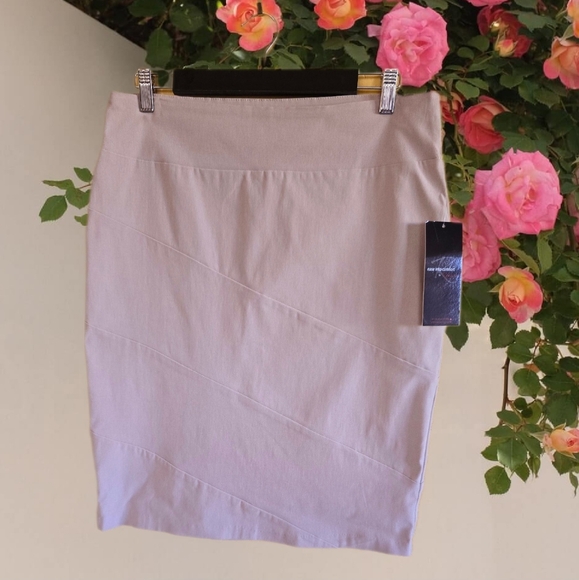 Perfect Pencil Skirt by REKUCCI Eye-catching Panels Flattering Comfort Stretch - Picture 1 of 3